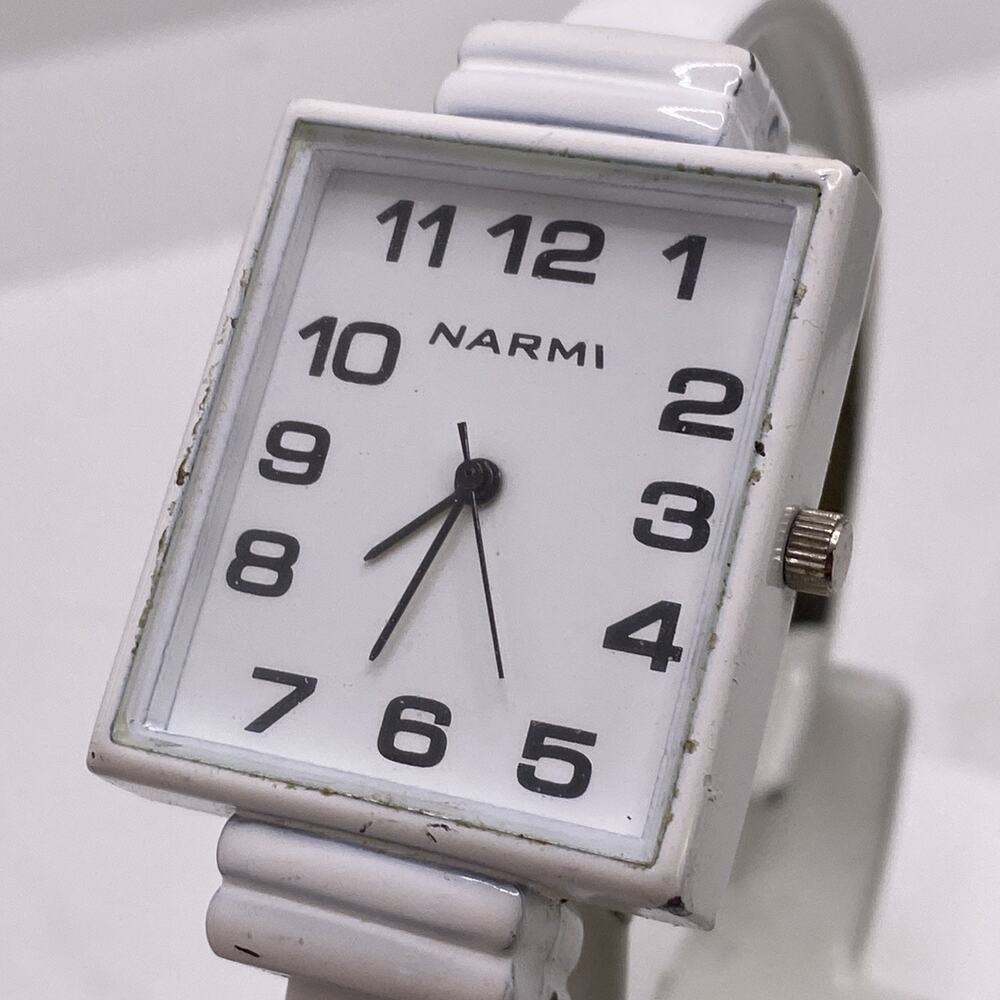Vintage Narmi Womens Cuff Bangle Watch New Battery